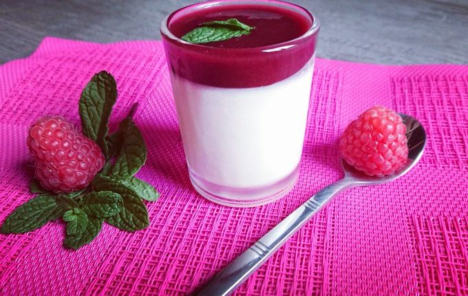 Panna -cotta -framboise