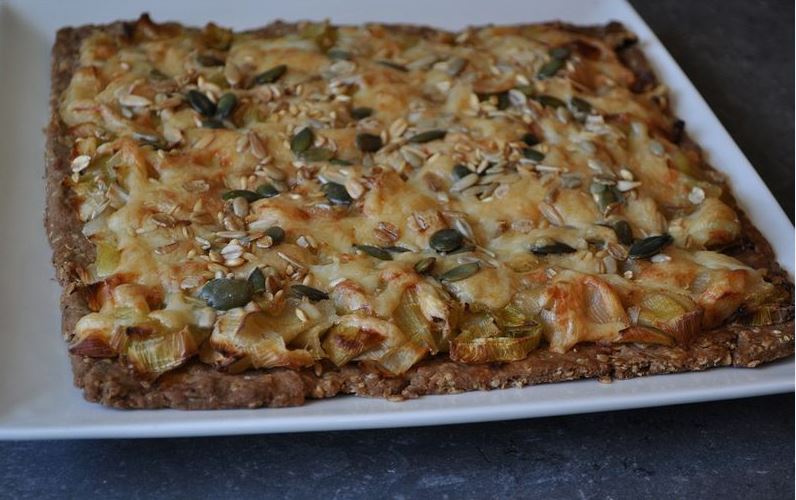 QUICHE À LA FONDUE DE POIREAUX ET GRAINES MÉLANGÉES blog