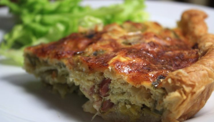 Quiche aux poireaux sans crème