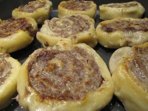 Fleischneke- (Escargots à la viande)