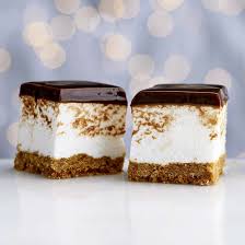 Carrés -à- la- guimauve -et - chocolat