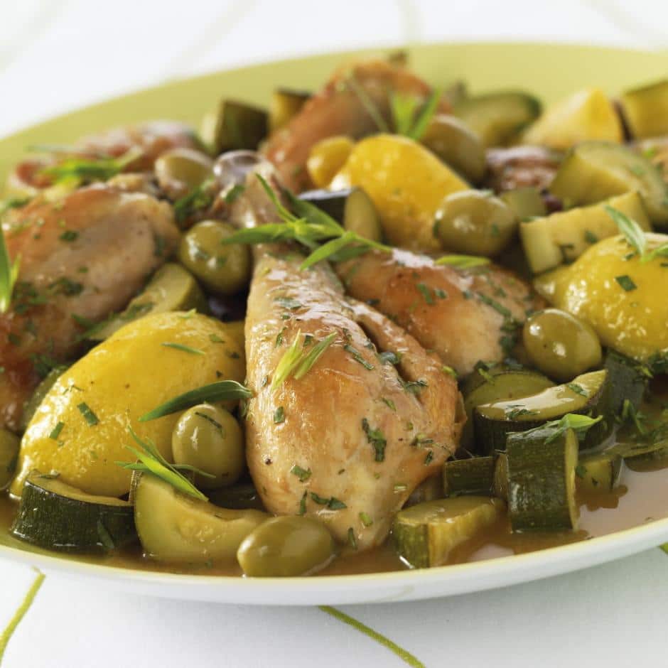 Recette- Tajine -poulet -olive