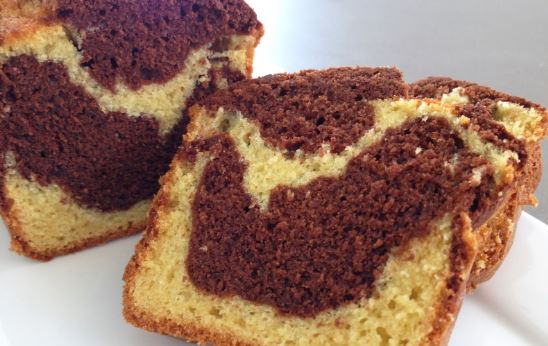 Cake- Marbré- au- Chocolat