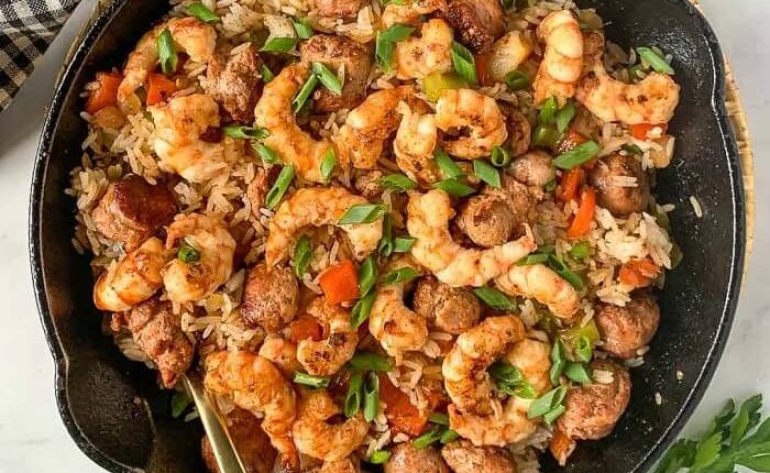 Riz Frit Aux Crevettes Cajun Facile