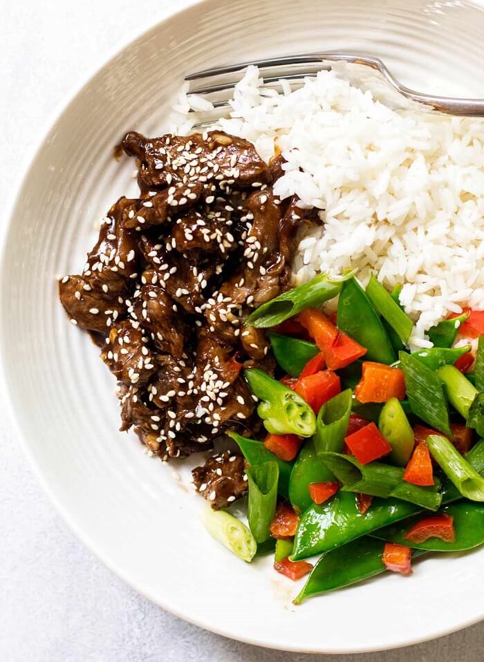 Bols de bœuf au sésame