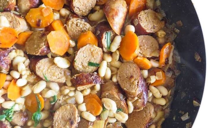 Saucisse et Haricots Cannellini