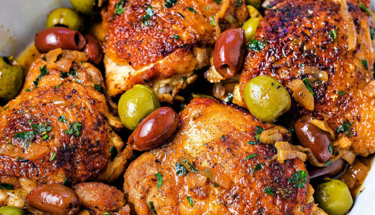 poulet olive